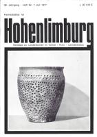 1977 07 Das erste rekonstruierte Irdenwaregefäß des Hönnetals. Foto: W. Bleicher 1977 1977 07 Das erste rekonstruierte Irdenwaregefäß des Hönnetals. Foto: W. Bleicher 1977