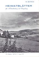 1972 08 Blick von der Hemerhardt auf das junge und doch über 900 Jahre alte Hemer. Foto: Wiening, Kreisbildstelle Iserlohn, 1971