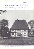 1970 11 Haus Ohle im Ruhrtal nördlich Hennen. Foto: W. Bleicher