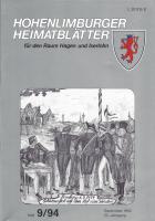 1994 09 Während des Königschießens beim 1. neuzeitlichen Schützenfest in Limburg am Sundernhof zu Elsey im Jahre 1834. Farbige Bleistiftzeichnung Winfried Törnig