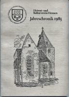 Jahreschronik 1985