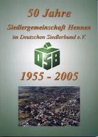 Siedlergemeinschaft Hennen im Deutschen Siedlerbund e. V.  50 Jahre