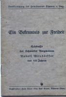 Ein Bekenntnis zur Freiheit, acht Tage im Gefängnis, Schwerte 1846