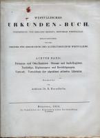 Westfälisches Urkunden-Buch. Achter Band, 1913