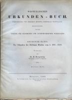 Westfälisches Urkunden-Buch. Sechster Band: Die Urkunden des Bisthums Minden vom J. 1201 - 1300, 1897