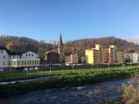 Blick auf die kath. Kirche St. Bonifatius