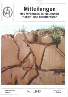 Mitteilungen des Verbandes der deutschen Höhlen- und Karstforscher e. V. Nr. 1/2023 Jahrgang 69 1. Quartal