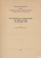 Die Entstehung der Landesherrschaft der Grafen von Berg bis zum Jahre 1225