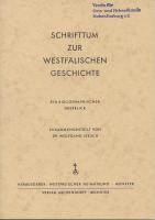 Schrifttum zur westfälischen Geschichte