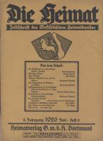 Die Heimat, 8. Jahrgang 1926 Juni, Heft 6