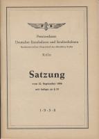 Satzung Pensionskasse Deutscher Eisenbahnen und Straßenbahnen, 1958