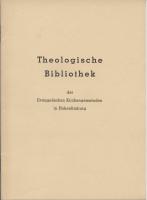 Theologische Bibliothek der Evangelischen Kirchengemeinde in Hohenlimburg, Teil 1