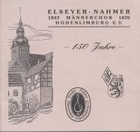 Elseyer - Nahmer Männerchor Hohenlimburg e. V.  - 150 Jahre -
