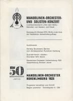 Mandolinen-Orchester Hohenlimburg 1925  50 Jahre
