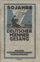 Nahmer Männer-Gesangsverein Hohenlimburg 1870 - 1920  50 Jahre