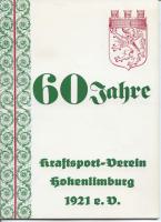 Kraftsport Verein Hohenlimburg 1921 e. V.  60 Jahre