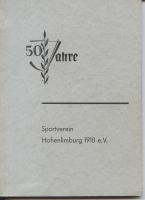 Sportverein Hohenlimburg 1910 e. V. 50 Jahre