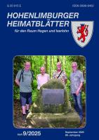 2025 09  65 Jahre Viermarkenbaum: Die Vorsitzenden der heimischen Heimatvereine und der Historischen Gruppe Berchum stellen sich zum Gruppenfoto (v. li.): Dirk Schäfers (Letmathe), Widbert Felka (Hohenlimburg), Jürgen Steiner (Ergste) und Claus Bohne (Ber