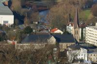 Blick zur kath. Kirche im Weinhof