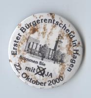 Erster Bürgerentschreid in Hagen 22. Oktober 2000