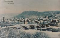 Hohenlimburg mit Schloss - Stennertbrücke im Winter