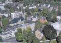 Blick auf die kath. Kirche St. Bonifatius