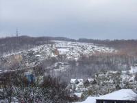 Blick zum Steltenberg im Winter