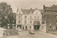 Blick auf die Häuser der unteren Möllerstraße