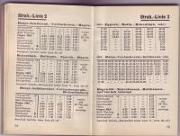 Fahrplan Hagener Strassenbahn 1953 / Hagen / 17.05.1953